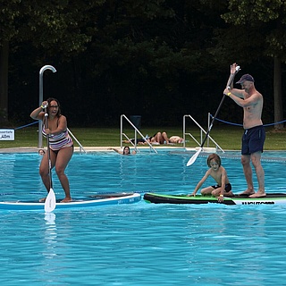 Das FamilienSportFest präsentiert Sport zu Land, zu Wasser und in der Luft