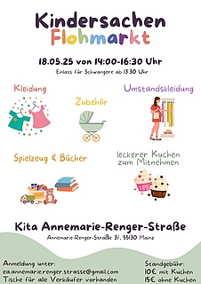 Kindersachenflohmarkt der Kita Annemarie-Renger-Straße