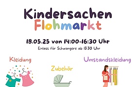 Kindersachenflohmarkt der Kita Annemarie-Renger-Straße