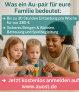 Auost: Au-Pair oder Gastfamilie finden