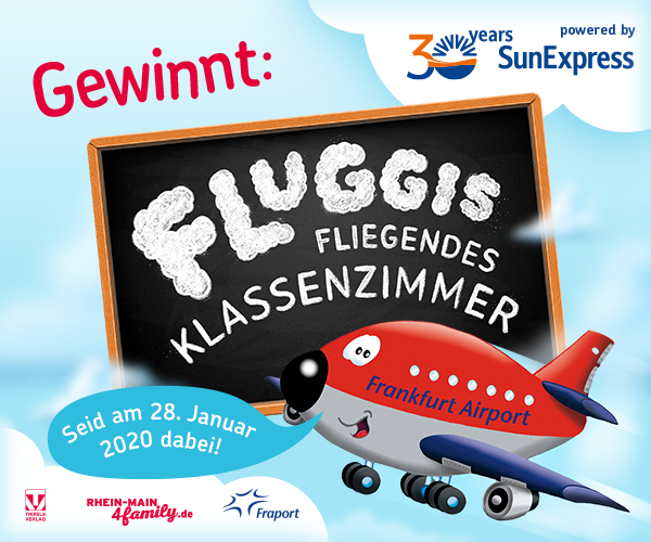 Gewinnt: Fluggis fliegendes Klassenzimmer powered by SunExpress