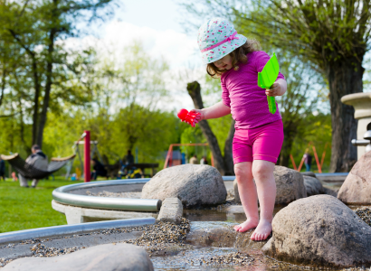 Tolle Wasserspielplätze